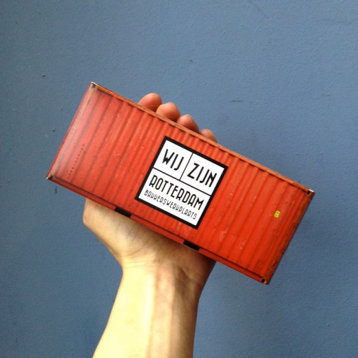 Close-up van Bakkerswerkplaats container koekjes