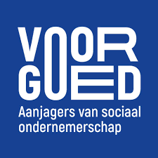 Logo van voor goed aanjagers van sociaal ondernemerschap